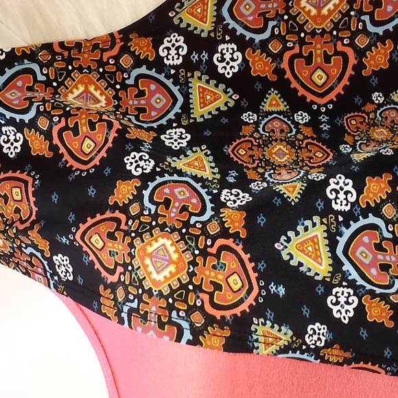 LulaRoe Joy Abstract Print  Duster Vest - Picture 5 of 12